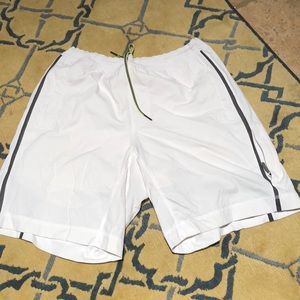 Lululemon white shorts- lined
